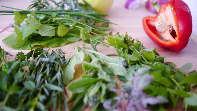 Fresh herbs header